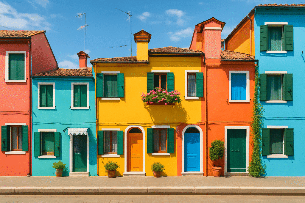 arsitektur warna-warni